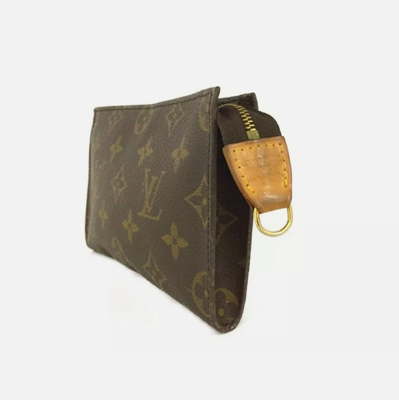 LOUIS VUITTON MONOGRAM COSMETICS POUCH (BUCKET PM)PURSE/F3156 - Picture 3 of 12